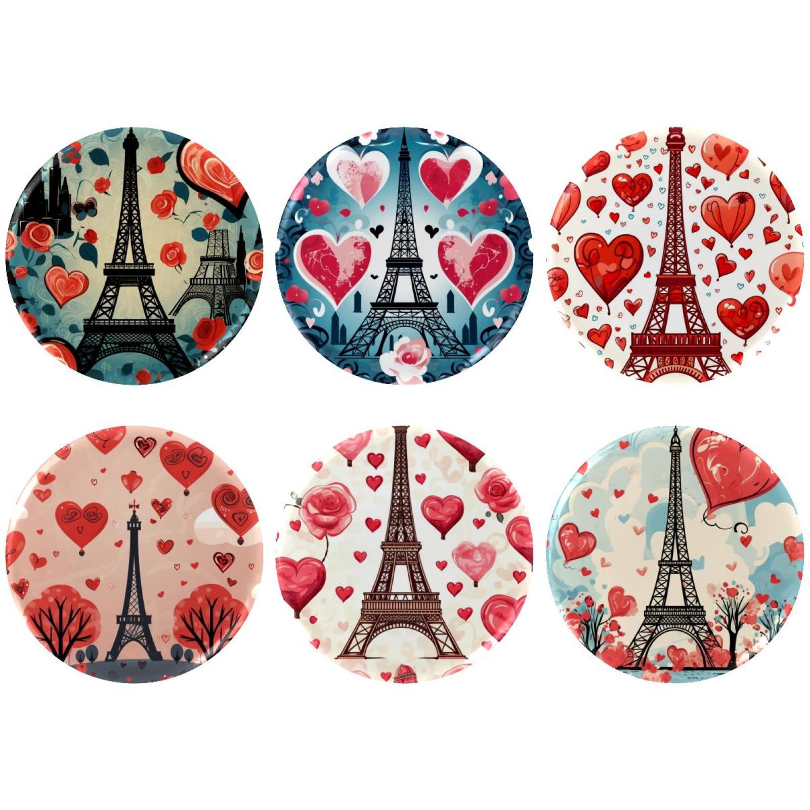 6 Sets Pin Back Button Parts for Badge Maker Machine Button - Walmart.com