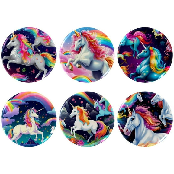 6 Sets Pin Back Button Parts for Badge Maker Machine Button