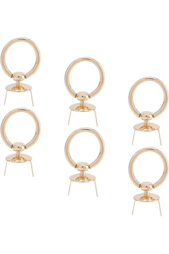 6 Sets Purse Suspension Clasp Metal Side Clip Buckles Bag Chain Strap Connector with O Ring Handbag Ring Clip Buckles Hardware 1.3 Inch Lanyard Clasp Accessories for DIY DIY Shoulder Bag Making