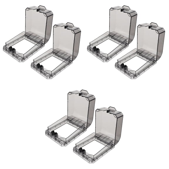6 Sets Socket Outdoor Covers Socket Waterproof Protections Socket Protectors
