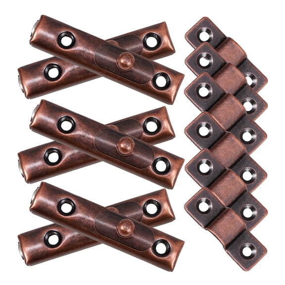 6 Sets Wardrobe Latch Lock for Door Locks Doors Heavy Butterfly Stainless Steel