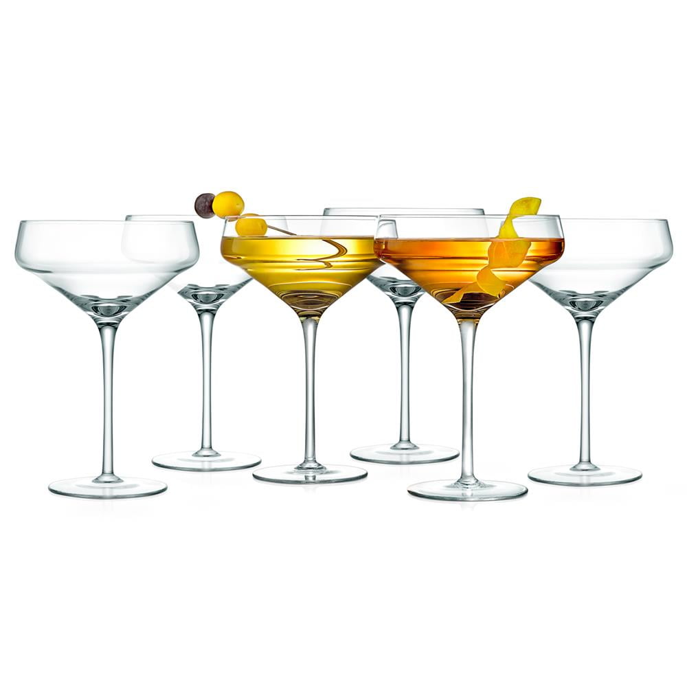 ELIXIR GLASSWARE Martini Glasses Set of 4 - Hand Blown Crystal Martini  Glasses with Stem - Elegant C…See more ELIXIR GLASSWARE Martini Glasses Set  of