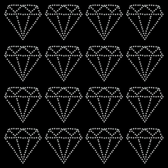 6 Sheet Diamond Glitter Rhinestone Iron on Transfers 96 pcs Diamond Shape Glass Rhinestone Hotfix Appliques Flat Round Crystal Rhinestone Hot Melt Patches for Clothing Embellishment DIY
