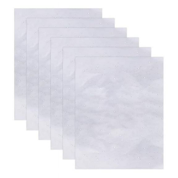 HOT 6 Sheet Glitter Rhinestone Iron on Crystal Decals 2mm & 3.5mm Flat Round Transfers Patches