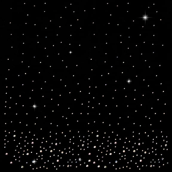 6 Sheet Glitter Rhinestone Iron on Transfers Rainy Layout Glass Rhinestone Hotfix Decoration Appliques AB Clear Color Rhinestone Hot Melt Decals