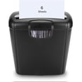 thumbnail image 1 of 6-Sheet Paper Shredder with 3 Gallon Bin, Strip-Cut Paper/CD/Card Shredder for Home Office Use, 1 of 14