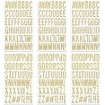 thumbnail image 1 of 6 Sheets 3D Gold Letter Stickers, Foam Alphabet Stickers and Number Sticker for Scrapbooking, Puffy Letter Sticker Self-Adhesive for Grad Cap Decorations, 1 of 7