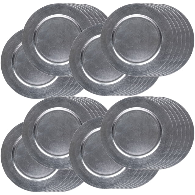 Silver Charger Plates Bulk
