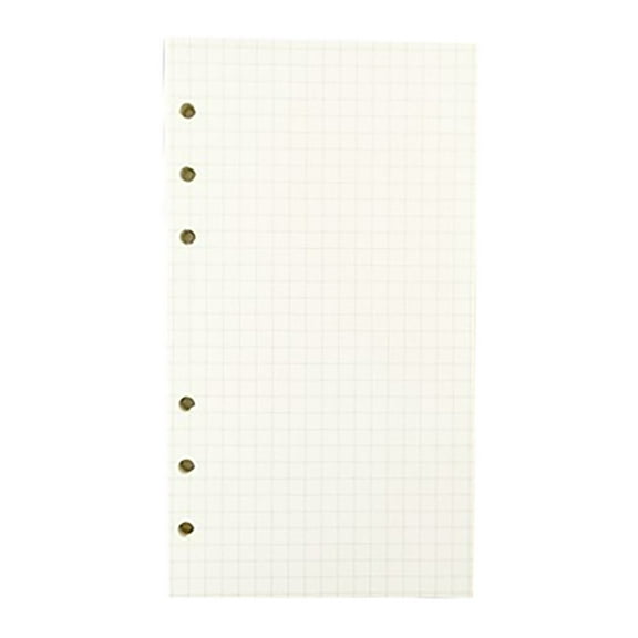 6 Sheets 6-Ring College Ruled A6 Planner Inserts Paper Refill, For A6 Binder Notebook Journal, High Quality Thick Paper For Smooth Writing No Bleed Through Ideal For Daily