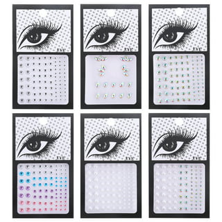 Coloured Diamond Eye Corner Stickers Children's Make-up Face Stickers  Girls' Toys Crystal Stickers Diamond Stickers Girls' Gemst