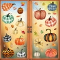 thumbnail image 1 of 6 Sheets Fall Window Clings for Glass Windows, Fall Pumpkins Double-Sided Thanksgiving Autumn Decor, Window Cling Decals for Classroom Office, 1 of 9