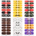 6 Sheets Halloween Nail Sticker Full Wraps Nail Decal DIY Manicure