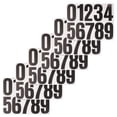 thumbnail image 1 of 6 Sheets Number Stickers for Trashcan Mailbox Signs and Trash Bins with Background Numbers, 1 of 6