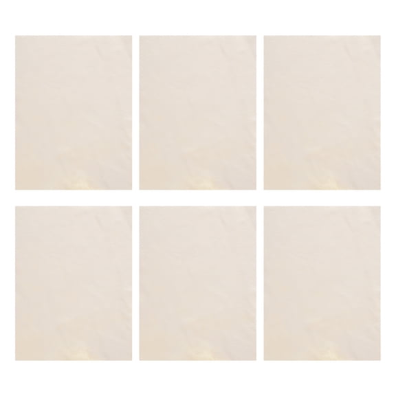 WHAMVOX 6-Pack Soft Pottery Smoothing Chamois Cloth Sheets for Ceramic Sculpting and Crafting