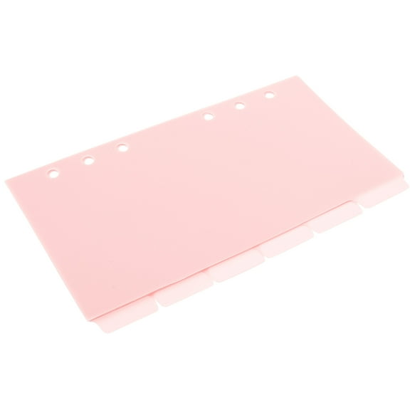 6 Sheets of Aesthetic Index Dividers for Binder Planners Cute Tabbed Pages Replacements