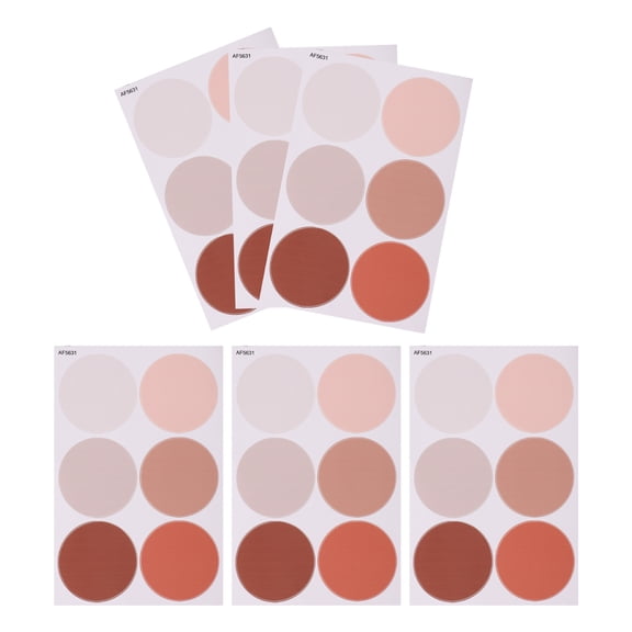 6 Sheets of Dots Peel and Stick Wall Decals Nordic Style Adhesive Stickers