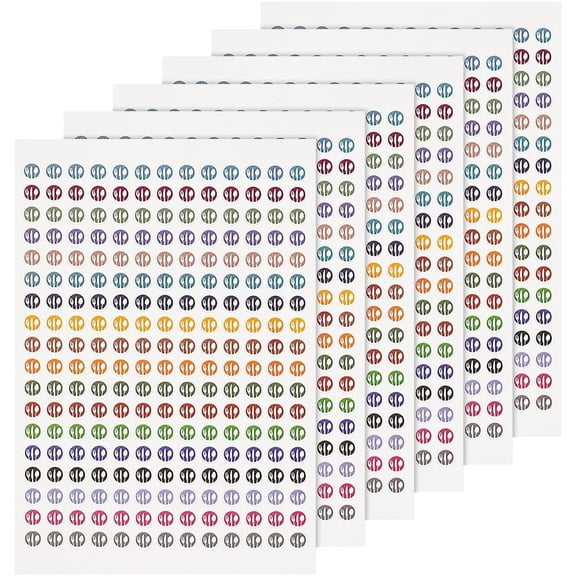 6 Sheets Small Meal Planning Icons Decorative Planning Stickers Multicolor Health Wellness Planner for Planner Calendar Scrapbooking Crafting 7.83x5.31 Inch
