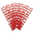 thumbnail image 1 of RENACLIPY Red PVC Number Stickers for Mailbox and Trash Can Durable Reflective, 1 of 5