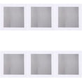 thumbnail image 1 of 6 Sheets Wall Repair Patch Square Aluminum Drywall Repair Large Hole Patch Cover with Self-Adhesive Mesh Metal Quickly Repair for Ceiling Plaster Wall Holes 7.87x7.87 Inch, 1 of 7
