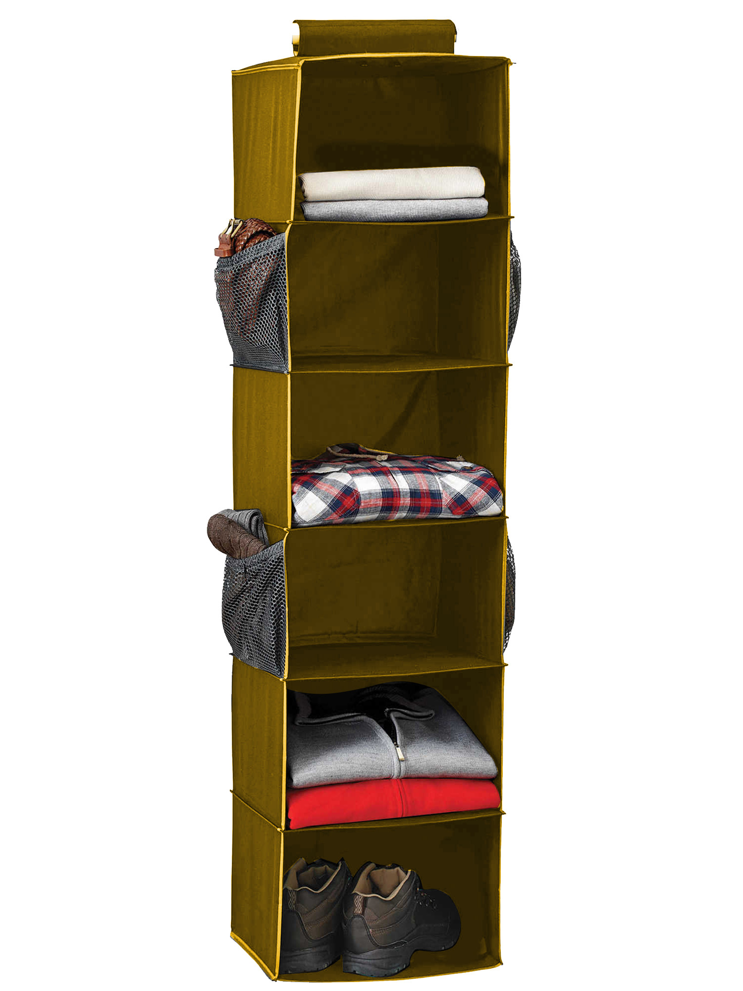 6-Shelf Sweater Organizer, Tan - Walmart.com