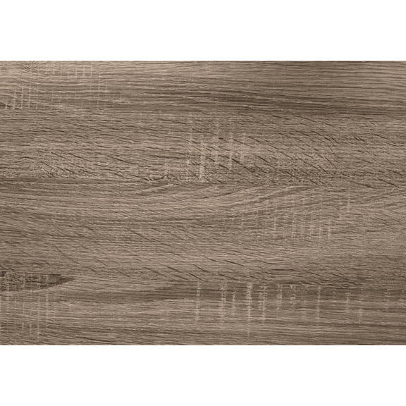 6 Shelf Taupe Console Table For Hall And , Warm 3-tiered Modern Accent Table, Taupe, With Shelves Bedroom Use