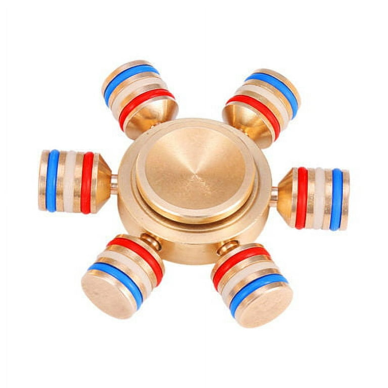 Fidget Finger Spinner Antique Brass Color Alloy Metal Hand Spinner Stress  Relief Decompression Toy For Kids Adults Funny Gifts - AliExpress