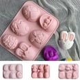 thumbnail image 1 of 6 Silicon Chocolate Molds Easter Rabbits Eggs Molds Interesting Baking Tools for Candy Cake Homemade Kitchen Gadget, 1 of 7