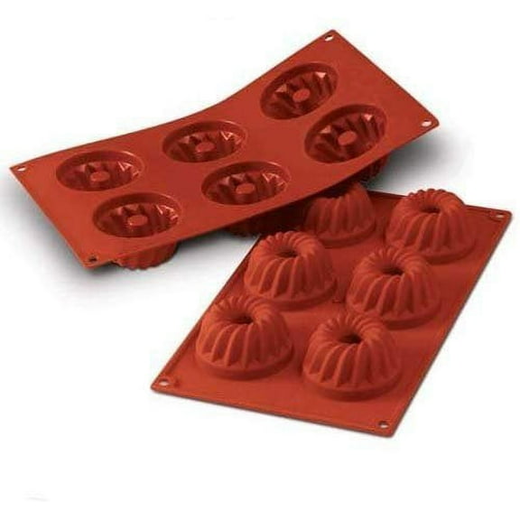 6 Silicone Bundt Mold