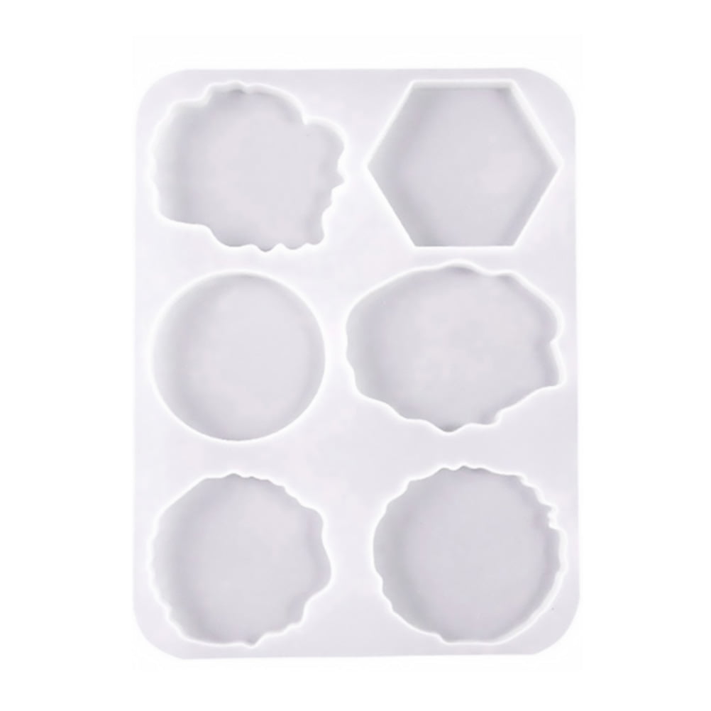 6 Silicone Molds Creative Crystal Epoxy DIY Silica Gel Jewelry Resin De