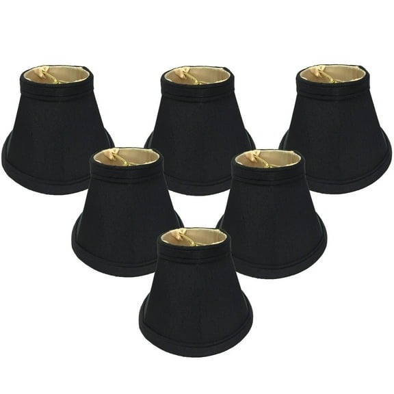 6'' Silk Bell Candelabra Shade (Set of 6)