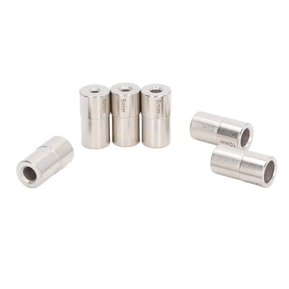 6 Size Drill Bushing Kit with Centering Guide and Punch 8 Pcs steel