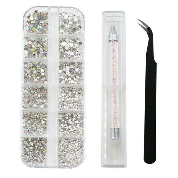6 Sizes Rhinestones Pen with Pick Up Tool for Decorative Design