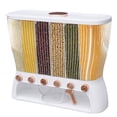 thumbnail image 1 of 6 Slot Dry Food Beans Dispenser Wall mount Beans Grains Storage W/Rice Hopper, 1 of 12