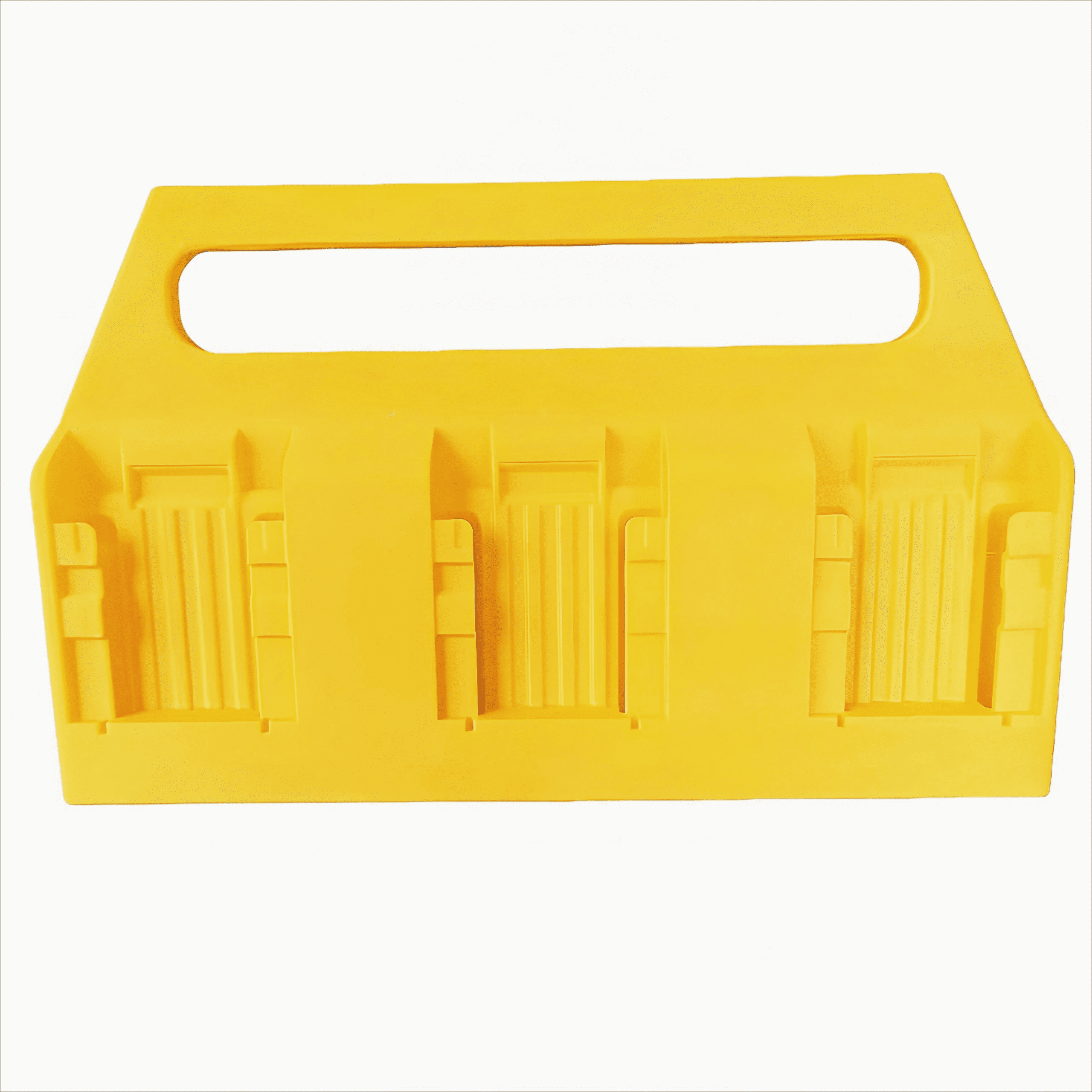 6-Slot Storage Box for De*walt 18V & 20V Lithium Batteries - Built-in Handle, Eliminates Battery Disorganization & Easy to Carry