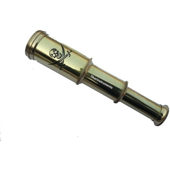 6 Solid Brass Handheld Telescope New - Nautical Pirate Spy Glass