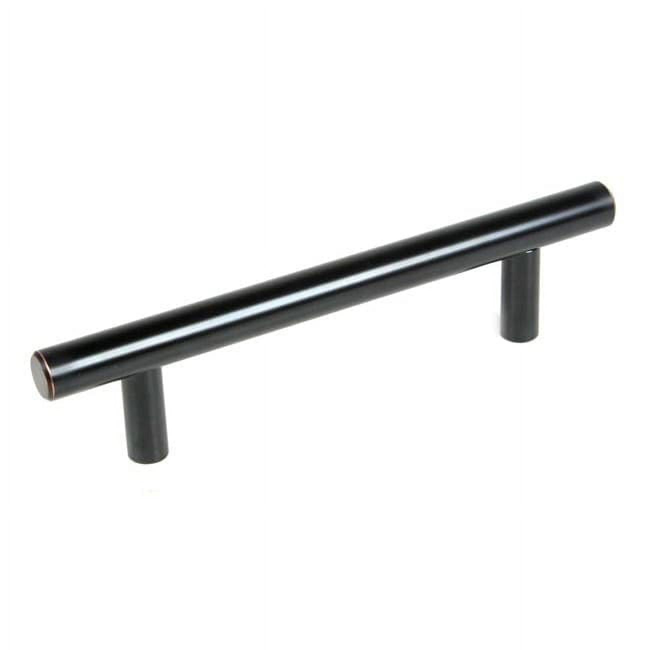 6" Solid Oil Rubbed Bronze Cabinet Bar Pull Handle 6-inch (150mm) Solid Oil Rubbed Bronze Cabinet Bar Pull Handles (Case of 5) - image 1 of 5