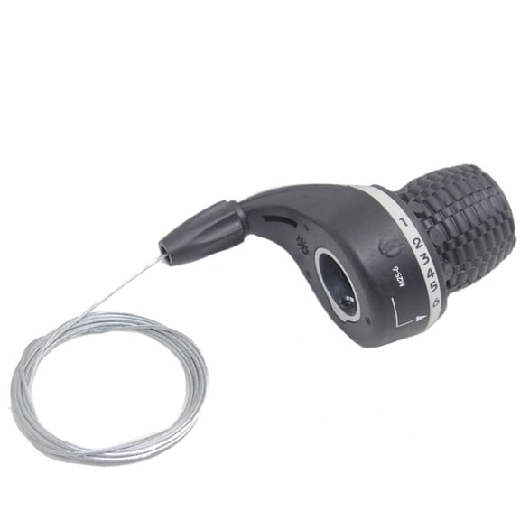 6-Speed Bicycle Twist Grip Shifters For Mtb Road Bikes Black 22.2Mm Handlebar For Most Derailleurs