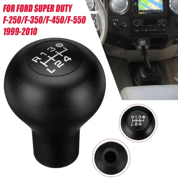 6 Speed Car Gear Shift Knob For Ford Super Duty F-250/F-350/F-450/F-550 1999-2010 Plastic Shifter Lever Gear Stick