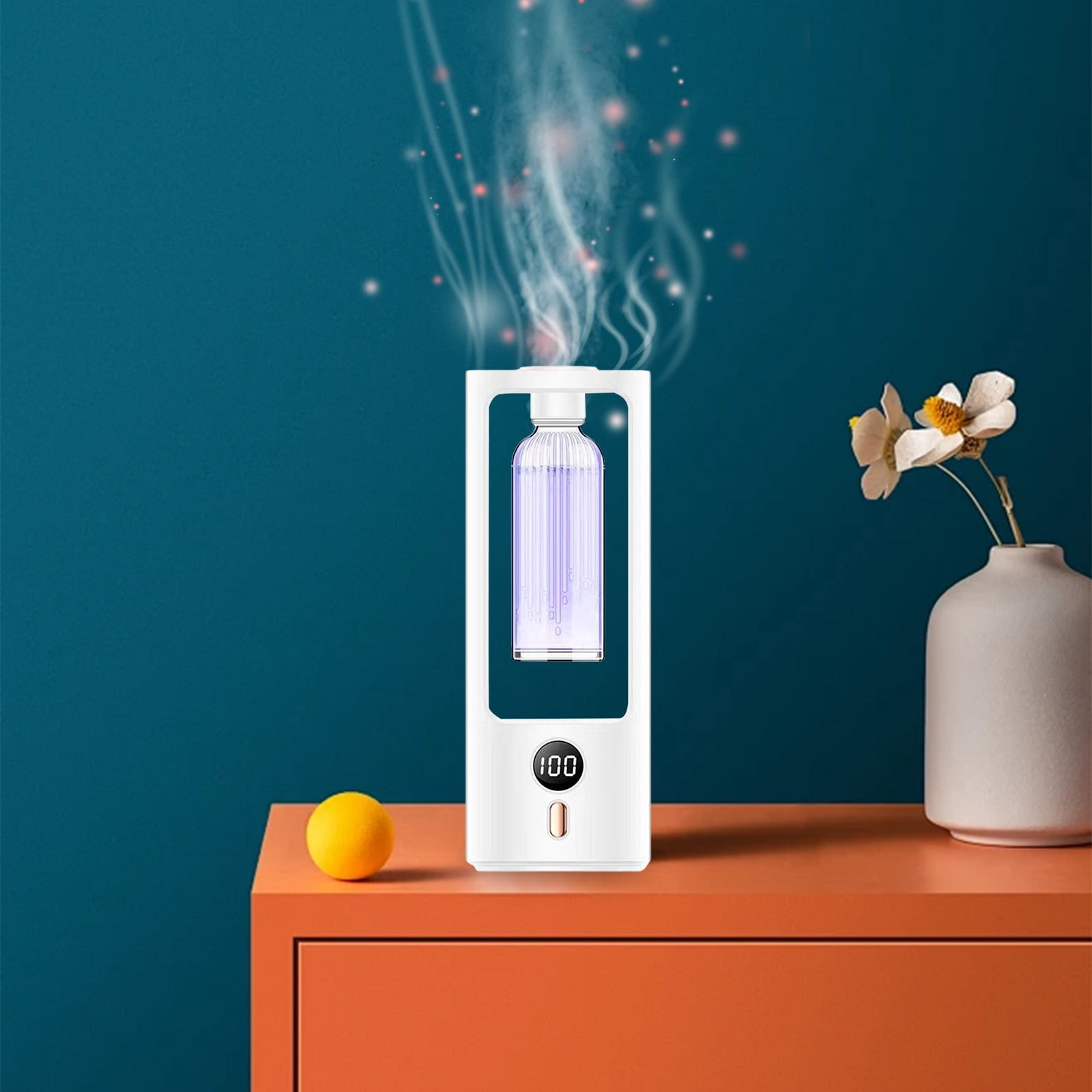 6-Speed Commercial Oil Diffuser, 50ml Capacity Waterless Oil Diffuser ...