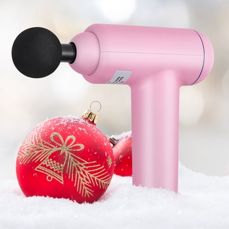 6 Speed Deep Tissue Massage Gun for Muscle Recovery, Variable Speed, Pink, 2 Piece