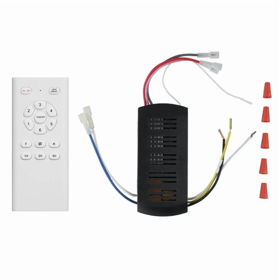 6 Speed Dimmer Receiver Kit Ceiling Fan Dc Output Control Dimmer Receiver Remote Control Distance Battery Powered