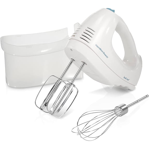 6-Speed Electric Hand Mixer with Whisk & 3-in-1 Egg Cooker for Hard Boiled Eggs, Poacher, Omelet Maker & Vegetable Steamer, Holds 7, Mint