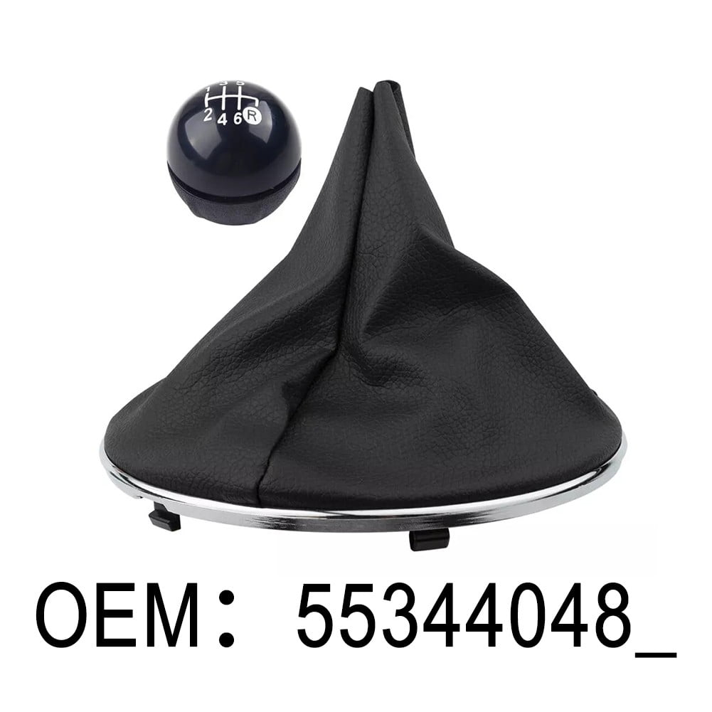 6Speed Gear Shift Knob& Defense Set 55344048 for Fiat 500 20122018