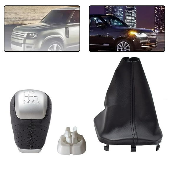 6 Speed Gear Shift Knob Lever Boot Cover Gaiter For Range For Rover Evoque 11-18 LR024719 LR024721 Replacement Interior Parts