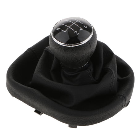 6 Speed Knob Gearstick Boot Leather Replace