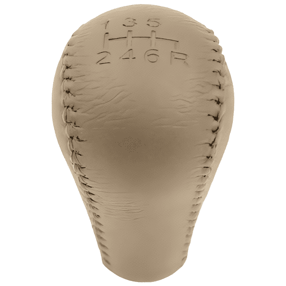 6 Speed Manual Car Gear Shifter Knob Stick Fit For Nissan Navara D40, For Frontier Double Cab 2005-2015, Gear Lever Stick Shifter Handlet Ball Gear Shift Knob Replacement Parts-Beige