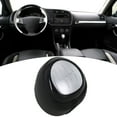 thumbnail image 1 of 6 Speed Manual Gear Shift Knob Chrome Shifter Handball For Saab 9-3 2003-2012 Abs+ Pu Leather Car Gear Shift Knob, 1 of 9