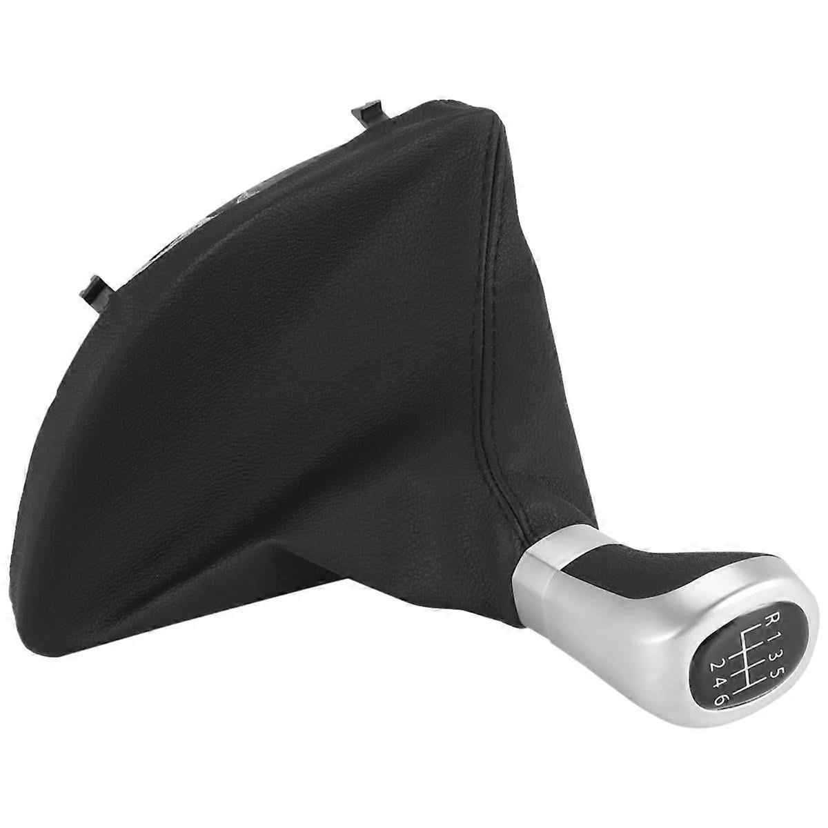 6 Speed Manual Gear Shift Knob Shifter Lever Boot Cover For- 1 Series E81 E87 E87Lci E88 E82
