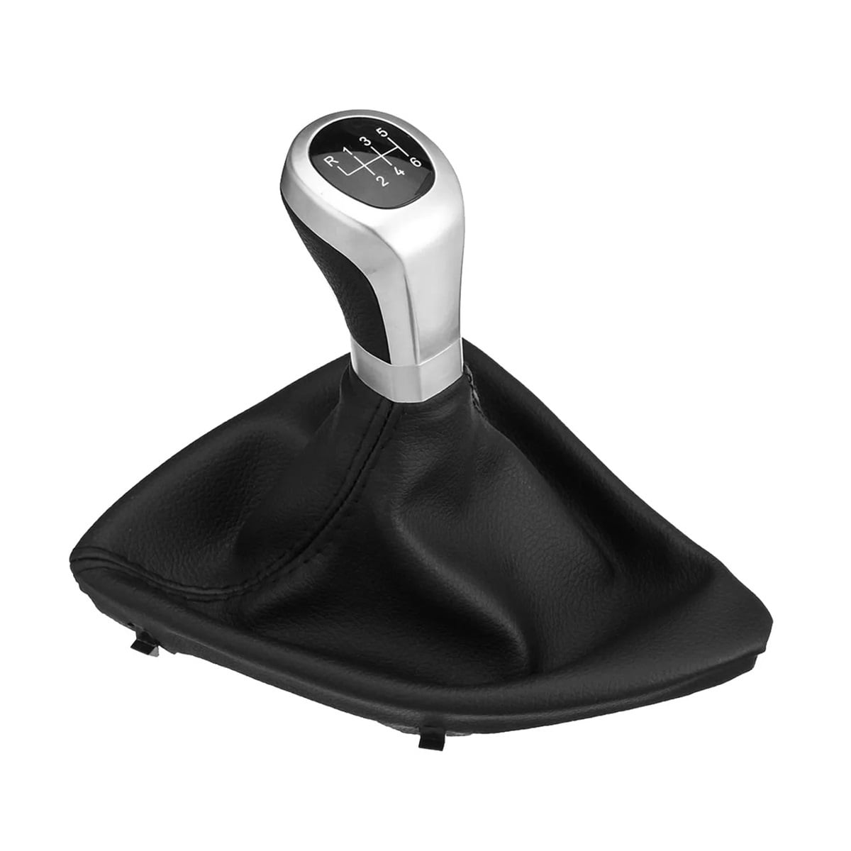 6 Speed Manual Gear Shift Knob Shifter Lever Boot Cover For-Bmw 1 Series E81 E87 E87Lci E88 E82