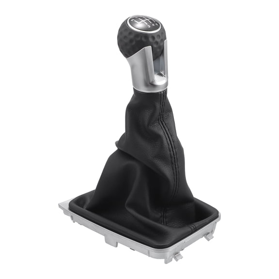 6 Speed Manual Gear Shift Knob with Dust Cover - Stick Shifter Knob - for VW Golf 13-17 Faux Leather